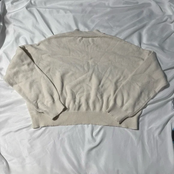 Sincerely Jules “Paris” Cropped Sweater – Oversized Fit – Size Medium Mock Neck - Picture 9 of 9